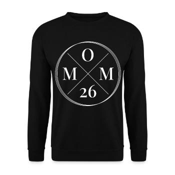 Mom 26 Baby Mutter Muttertag Geschenk Mama 2026 - Unisex Pullover - Schwarz - Vorne - Alina (178cm) & Michal (187cm)