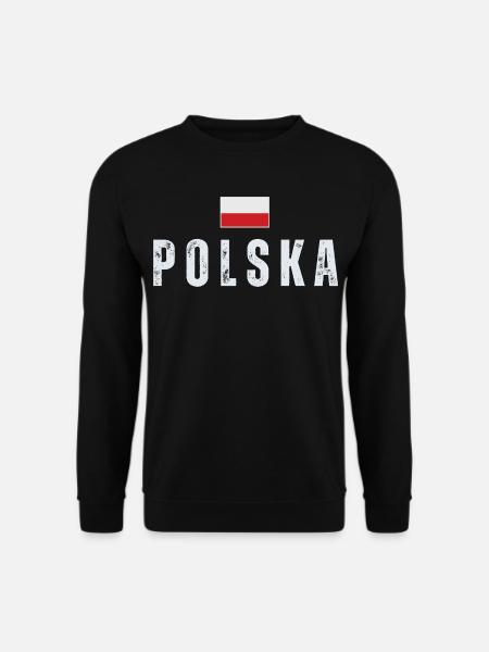 Polish flag, Polish pride - Unisex Sweatshirt - black