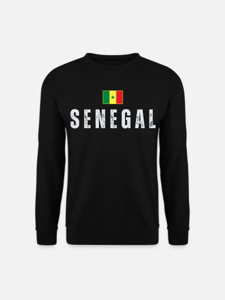 Drapeau sénégalais, fier Sénégalais - Sweat-shirt Unisexe - noir