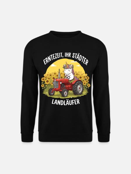 Harvest Time Landläufer - Unisex Sweatshirt - black