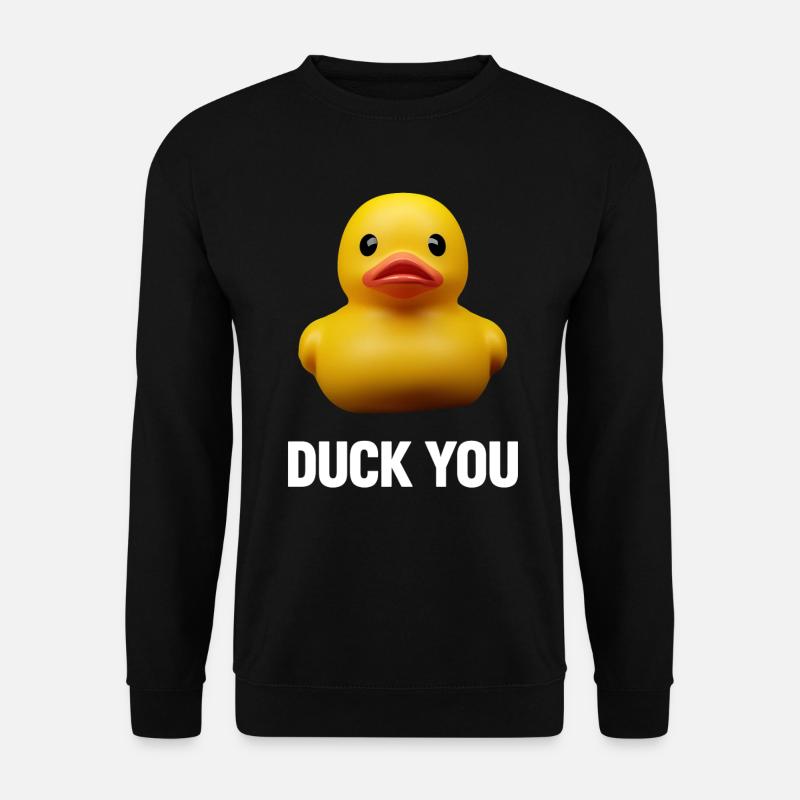 Duck ou - Unisex Pullover - Schwarz