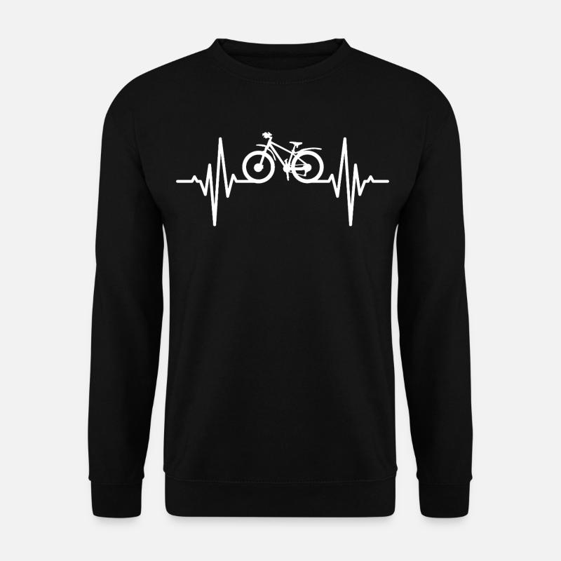 Mountainbiking Herzlinie - Unisex Pullover - Schwarz