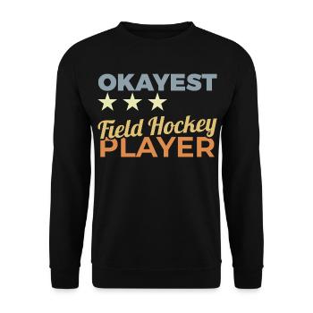 Bester Hockeyspieler - Unisex Pullover - Schwarz - Vorne - Alina (178cm) & Michal (187cm)