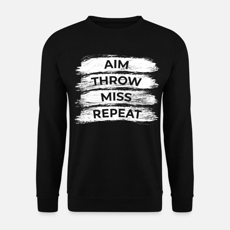 Darts Techniques - Unisex Sweatshirt - black