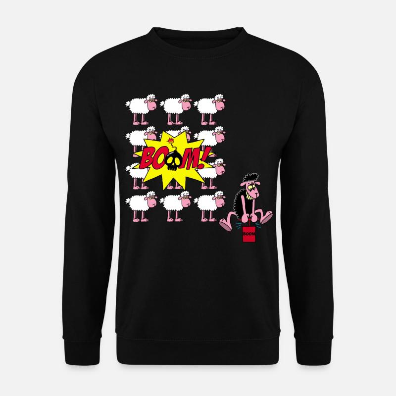 The black sheep strikes again - Unisex Sweatshirt - black