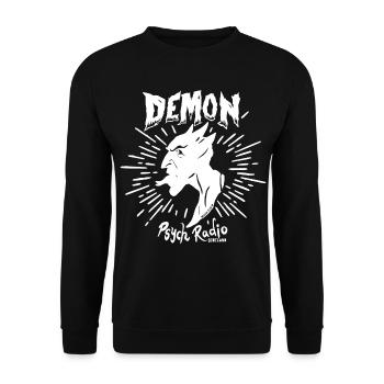 Demon Psych Radio - Unisex Sweatshirt - black - Front - Alina (178cm) & Michal (187cm)