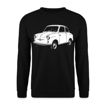 Ballon culte sur roues - Sweat-shirt Unisexe - noir - Devant - Alina (178cm) & Michal (187cm)