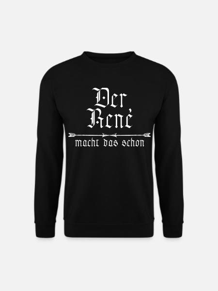 René is already doing it - Unisex Sweatshirt - black