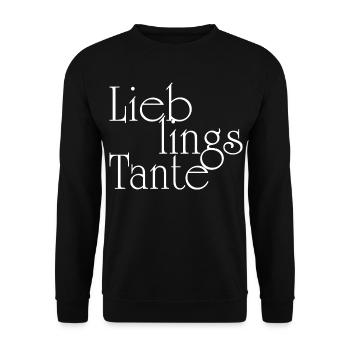Tante préférée - Tante - Sweat-shirt Unisexe - noir - Devant - Alina (178cm) & Michal (187cm)