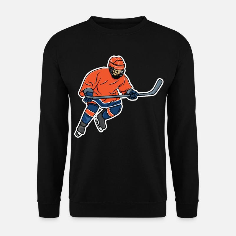 Eishockey - Unisex Pullover - Schwarz