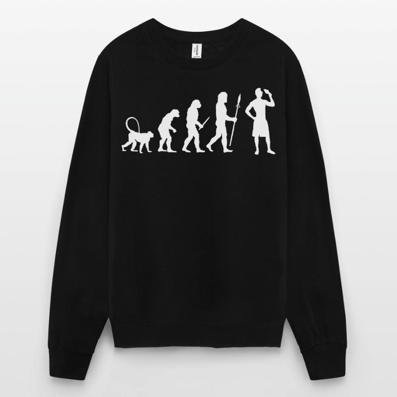 Évolution de la crème glacée Sweat-shirt Unisexe