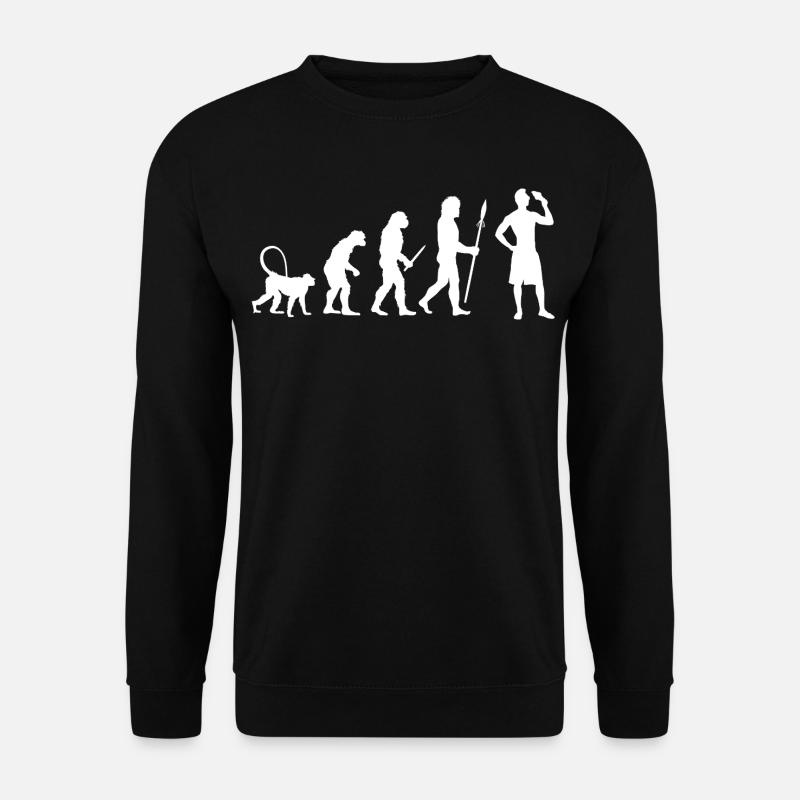 Évolution de la crème glacée - Sweat-shirt Unisexe - noir
