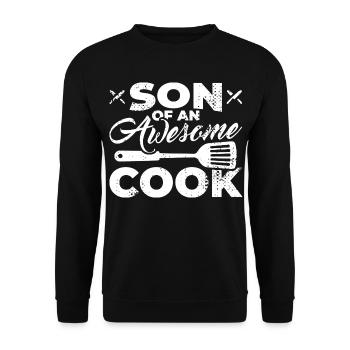 Fils d’un grand cuisinier - Sweat-shirt Unisexe - noir - Devant - Alina (178cm) & Michal (187cm)