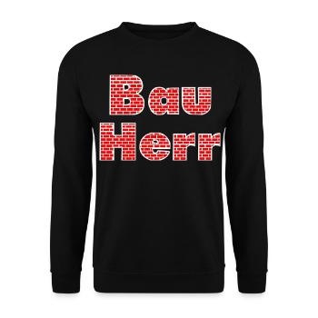 Brick wall builder - Unisex Sweatshirt - black - Front - Alina (178cm) & Michal (187cm)