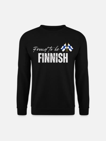 Proud Finn, I love Finland - Unisex Sweatshirt - black
