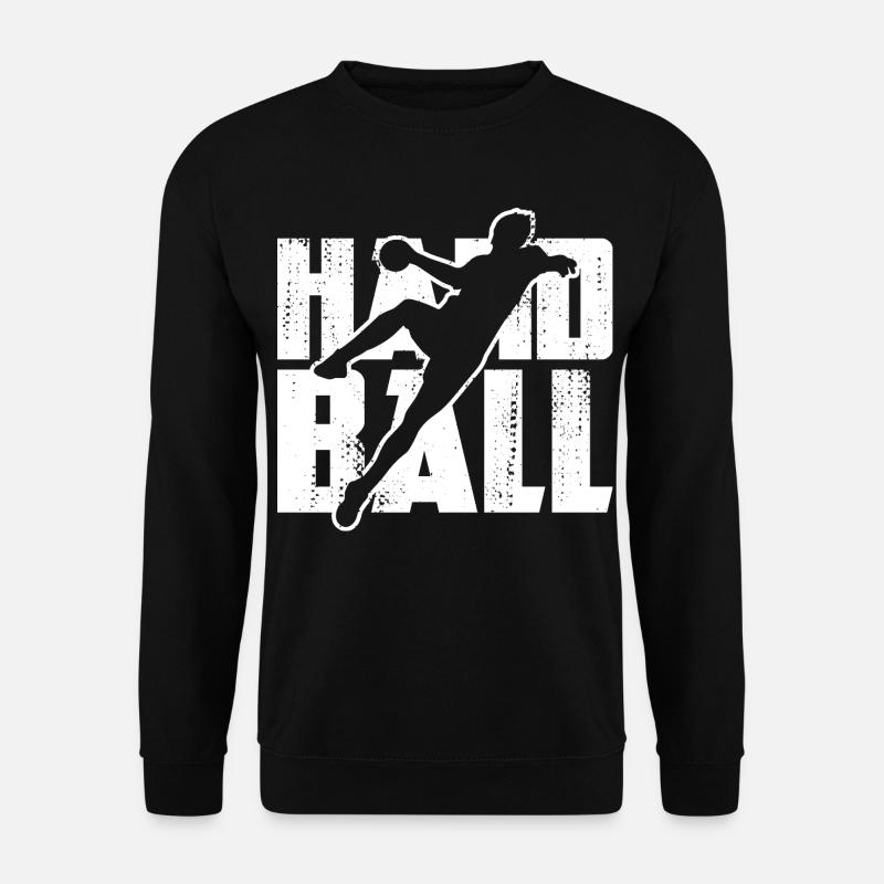Lustiger Handball - Unisex Pullover - Schwarz