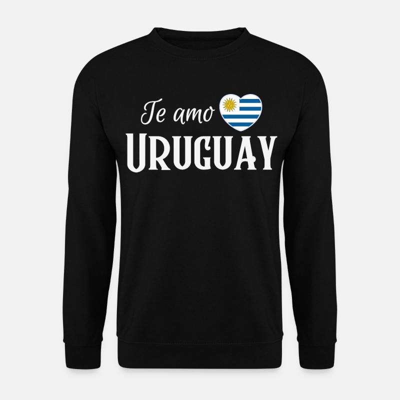 I love Uruguay, Uruguayan pride - Unisex Sweatshirt - black