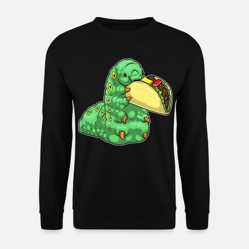 Caterpillar Taco - Unisex Sweatshirt - black