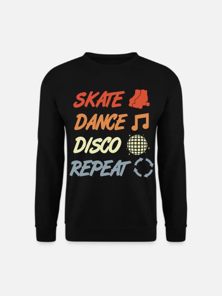 Roller skating disco - Unisex Sweatshirt - black