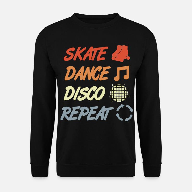 Roller skating disco - Unisex Sweatshirt - black