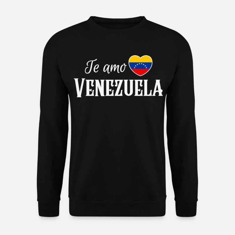 I love Venezuela, Venezuelan pride - Unisex Sweatshirt - black