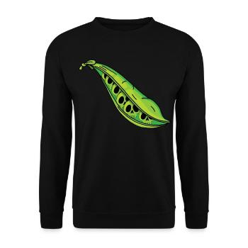 Crânes de petits pois - Sweat-shirt Unisexe - noir - Devant - Alina (178cm) & Michal (187cm)