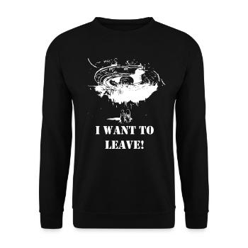 Take Me Away - Unisex Sweatshirt - black - Front - Alina (178cm) & Michal (187cm)