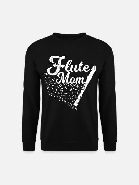 Maman joueuse de flûte - Sweat-shirt Unisexe - noir
