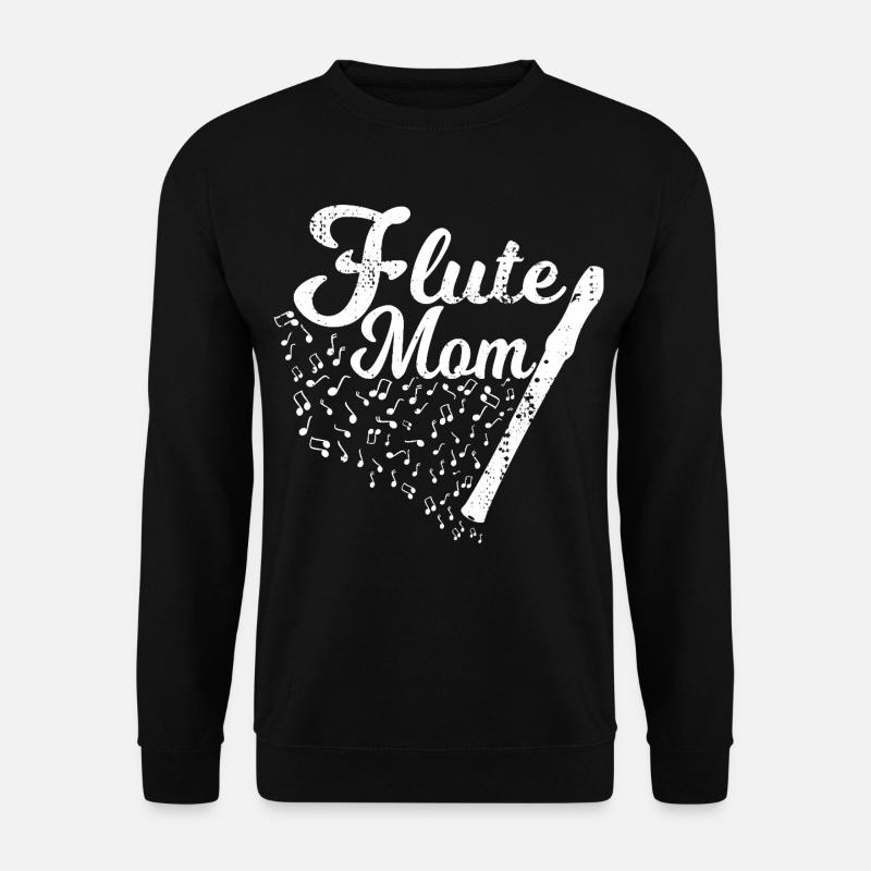 Flute player mom - Unisex Sweatshirt - black