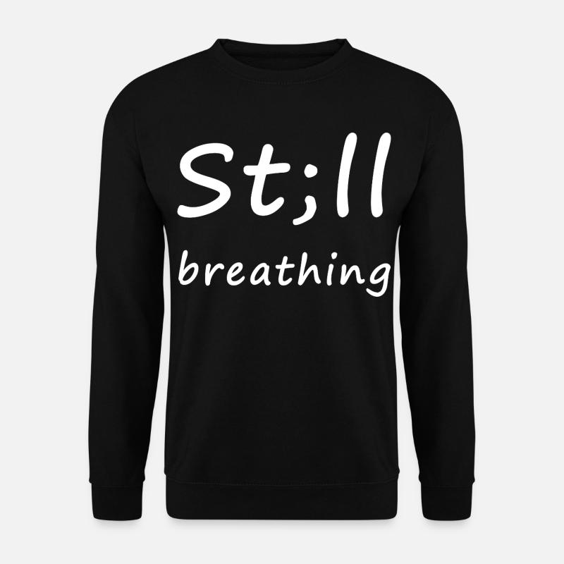 St; ll Breathing – Fighter's Heart - Unisex Sweatshirt - black