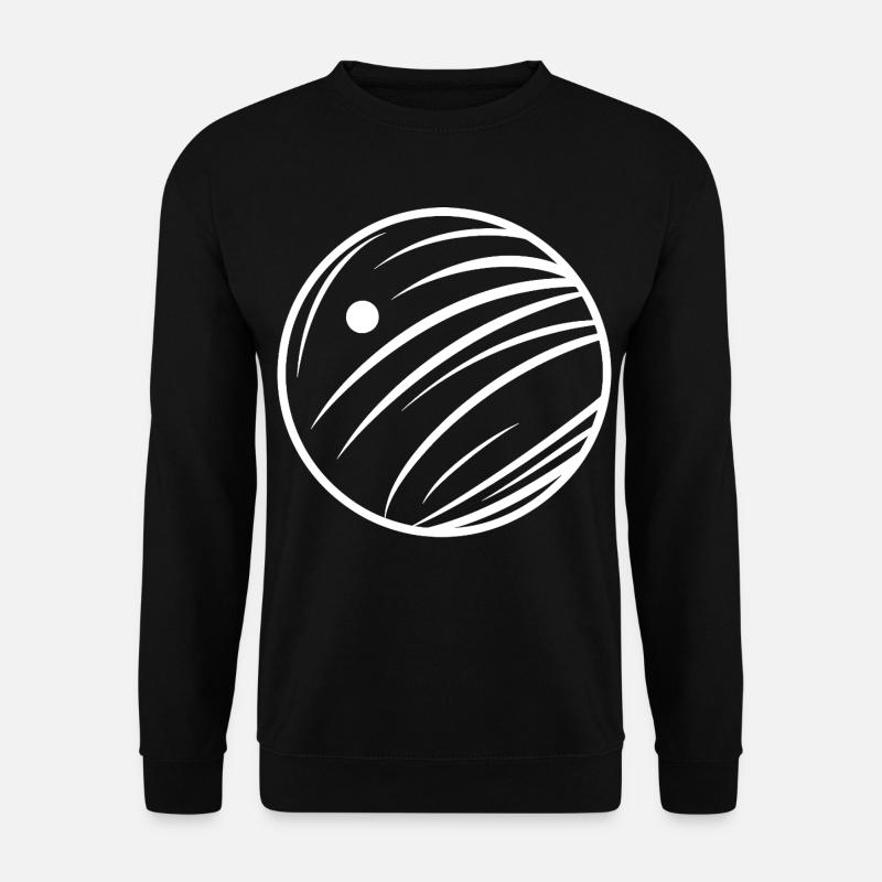 Bowling Skizze - Unisex Pullover - Schwarz