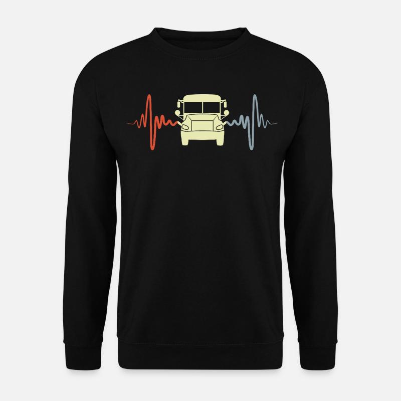 Oldtimer Bus EKG - Unisex Pullover - Schwarz