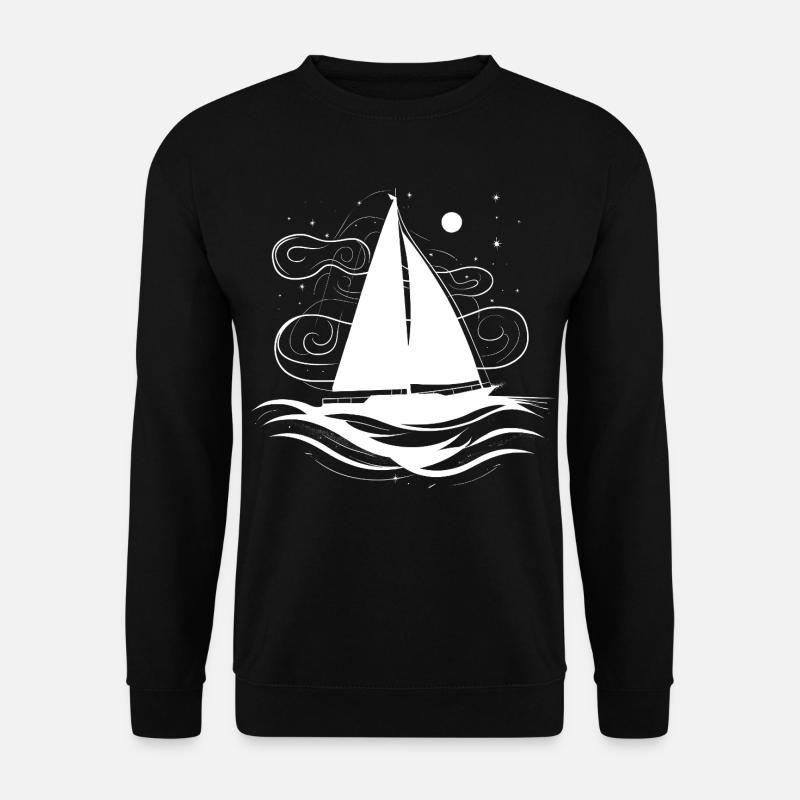Segeln - Unisex Pullover - Schwarz