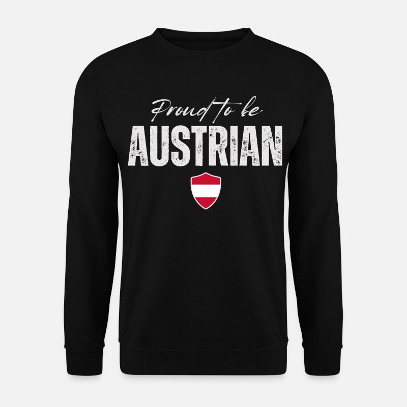 Proud Austrian, Made in Austria - Unisex Sweatshirt - black