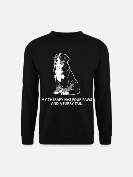 Mein Trainingspartner hat vier Pfoten - Unisex Pullover - Schwarz