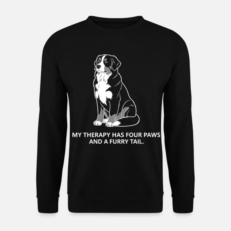 Mein Trainingspartner hat vier Pfoten - Unisex Pullover - Schwarz