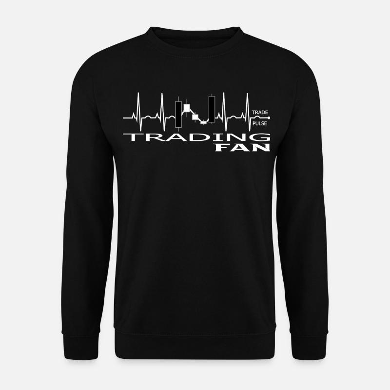Conception de graphiques de trading Pulse - Sweat-shirt Unisexe - noir
