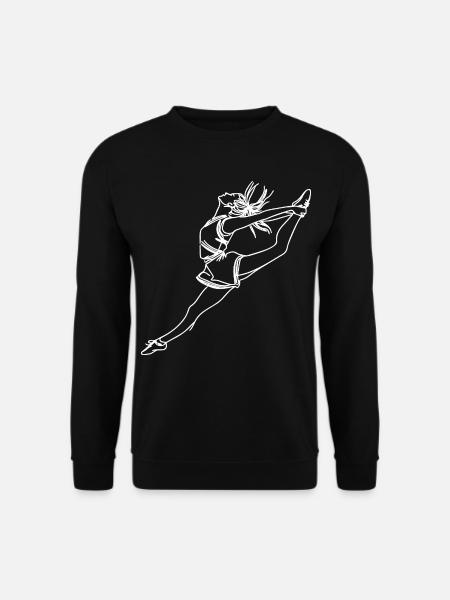 Cheerleadier Girl Sketch - Unisex Sweatshirt - black