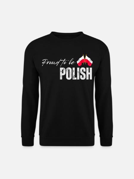 Polish pride, I love Poland - Unisex Sweatshirt - black