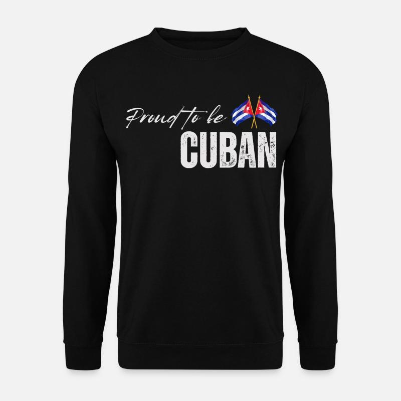 Fierté cubaine, j'aime Cuba - Sweat-shirt Unisexe - noir