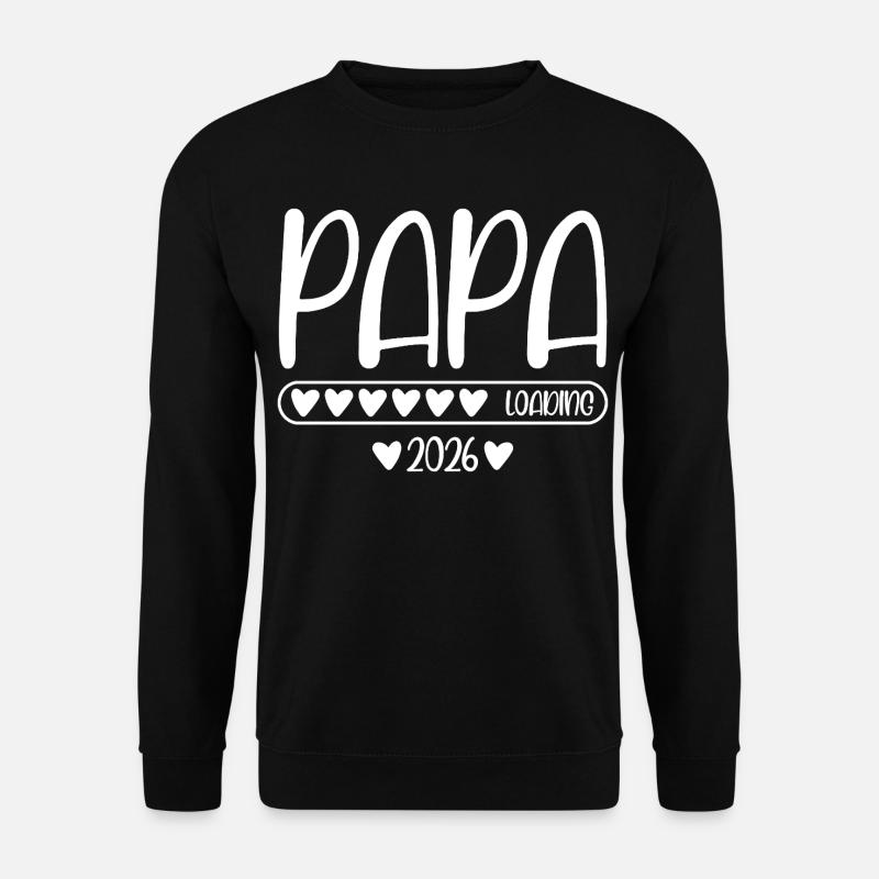 Papa 2026 loading - Unisex Sweatshirt - black