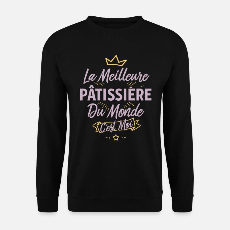 Der beste Konditor der Welt - Unisex Pullover - Schwarz