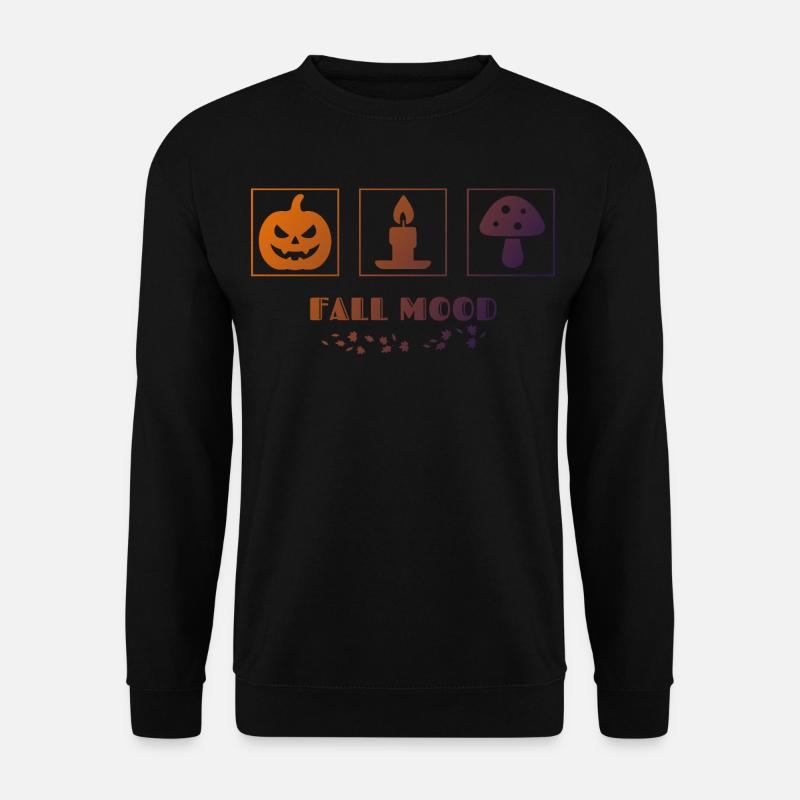 Herbststimmung Halloween Design - Unisex Pullover - Schwarz