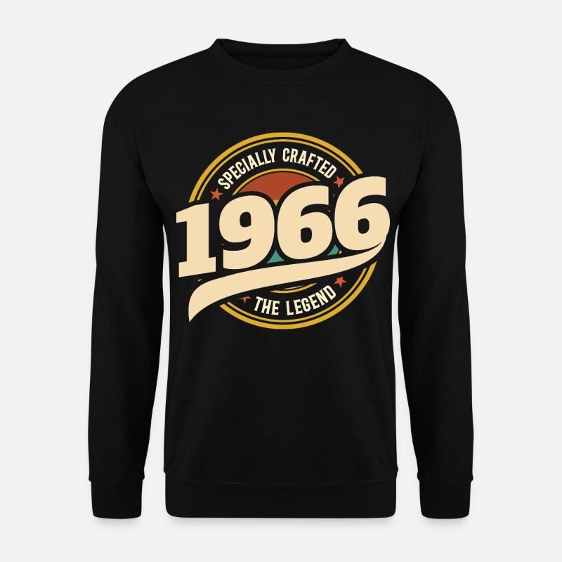 1966 Legend 60 Years Anniversary Men - Unisex Sweatshirt - black