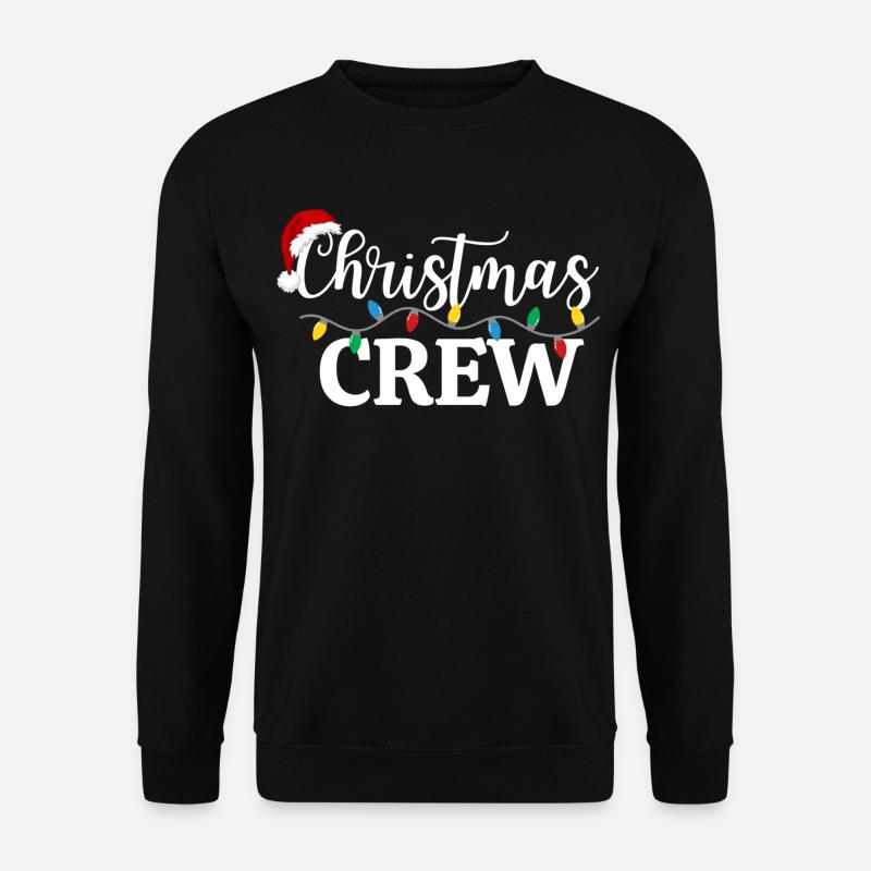 Weihnachts-Crew - Unisex Pullover - Schwarz