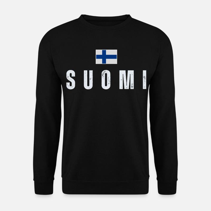 Finnish pride, made in Finland - Unisex Sweatshirt - black