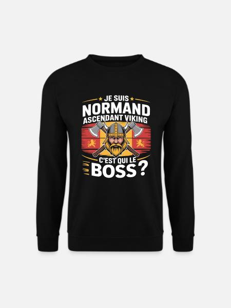 Viking Norman Ascendant T-Shirt - Unisex Sweatshirt - black