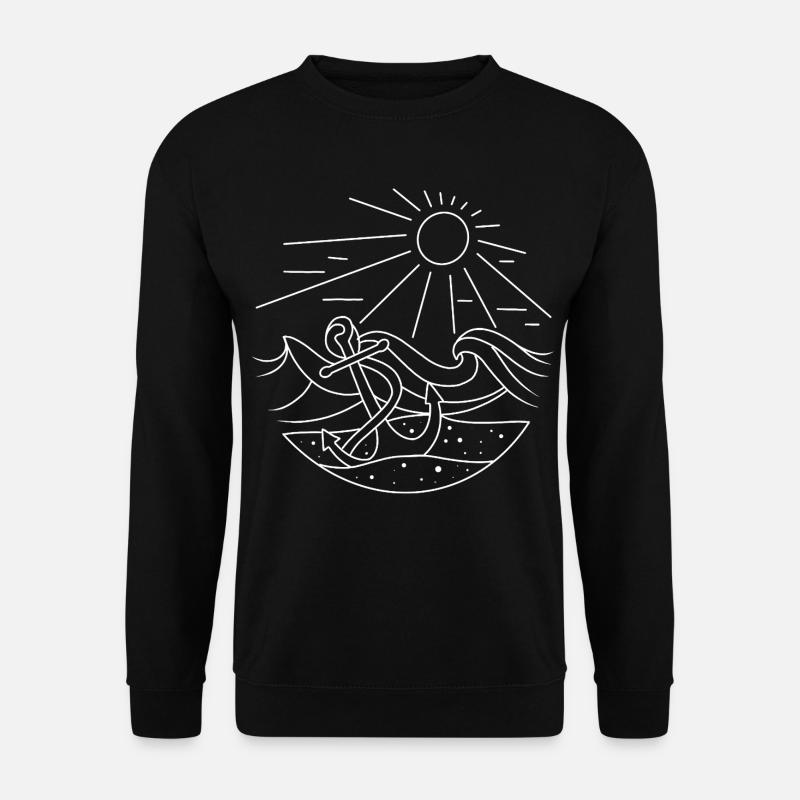 Anker - Unisex Pullover - Schwarz