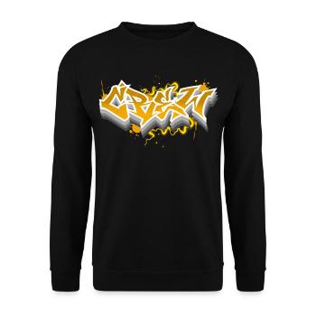crew - Unisex Sweatshirt - black - Front - Alina (178cm) & Michal (187cm)