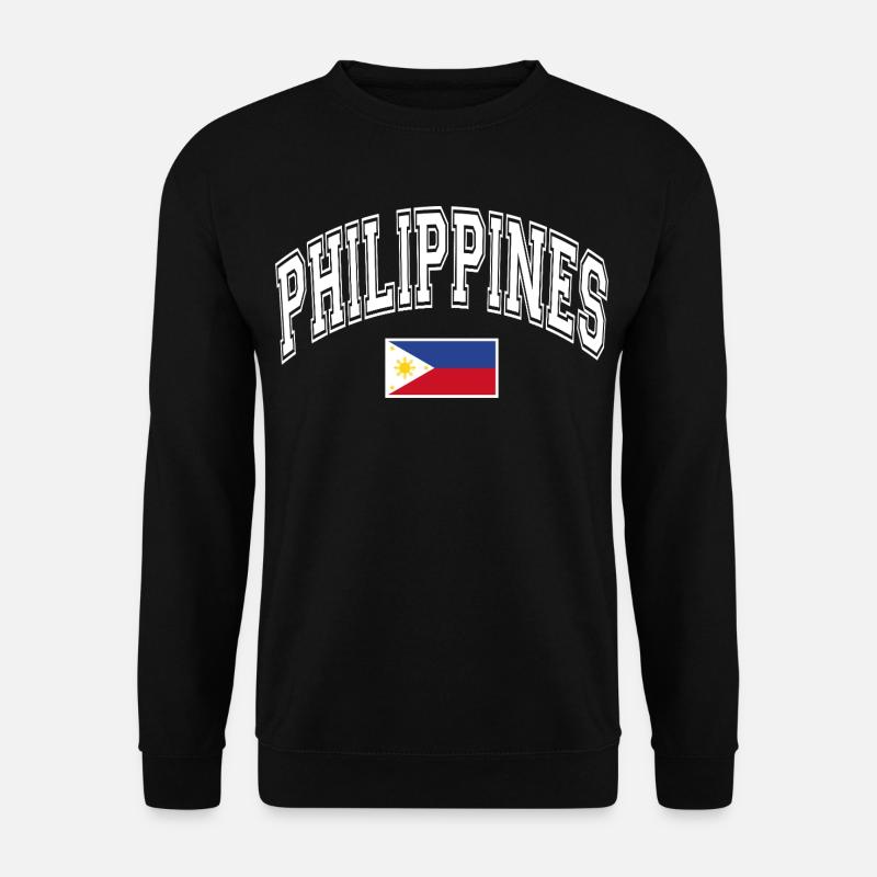 Philippinen Flagge - Unisex Pullover - Schwarz